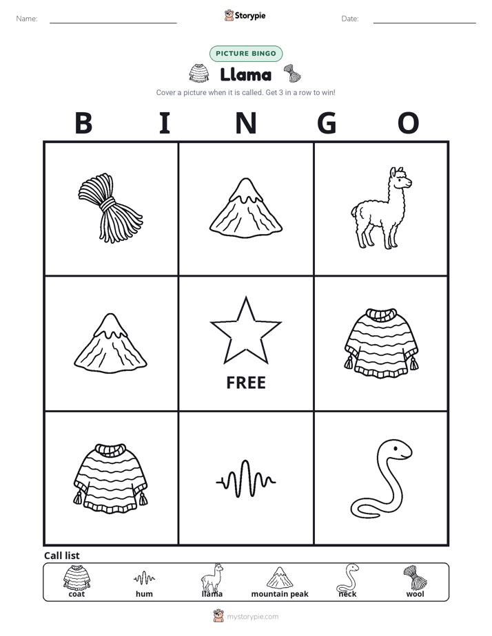 Picture Bingo