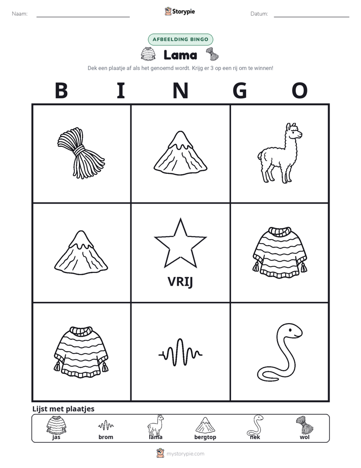 Afbeelding Bingo