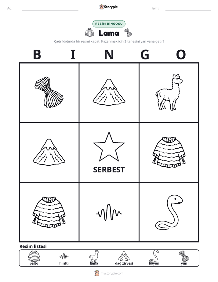 Resim Bingo