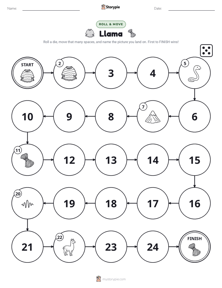 Roll & Move Game