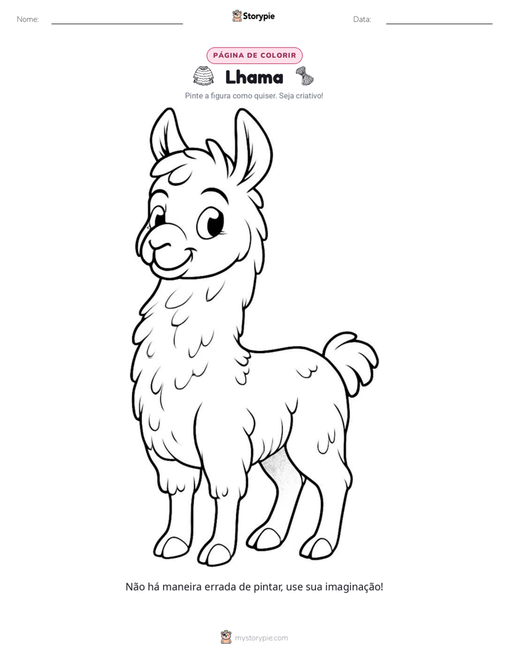 Página para colorir