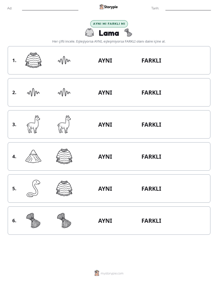 Aynı mı Farklı mı