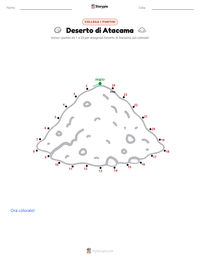Anteprima della scheda stampabile di Deserto di Atacama