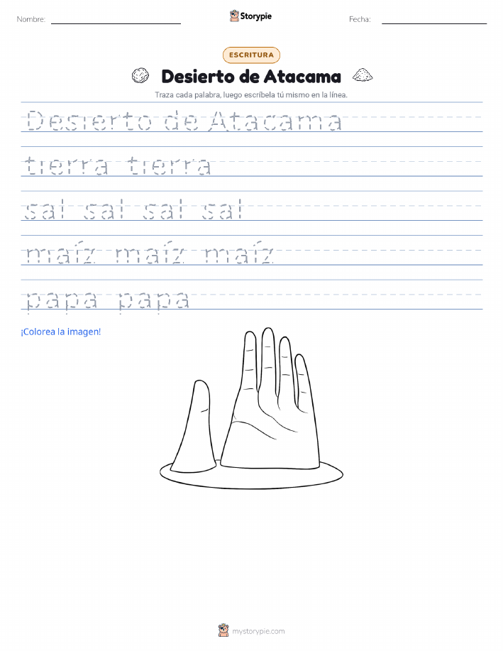 Práctica de Escritura