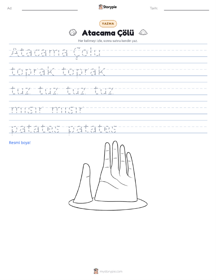 Yazma Pratiği