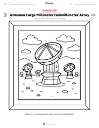 Atacama Large Millimeter/submillimeter Array printable worksheet preview