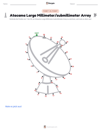 Atacama Large Millimeter/submillimeter Array druckbare Arbeitsblatt Vorschau