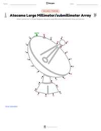 Anteprima della scheda stampabile di Atacama Large Millimeter/submillimeter Array