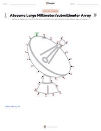 Atacama Large Millimeter/submillimeter Array afdrukbare werkblad voorbeeld