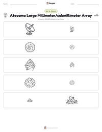 Atacama Large Millimeter/submillimeter Array printable worksheet preview