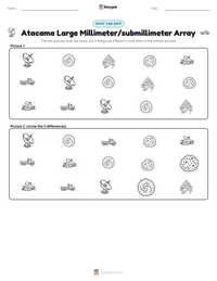 Atacama Large Millimeter/submillimeter Array printable worksheet preview