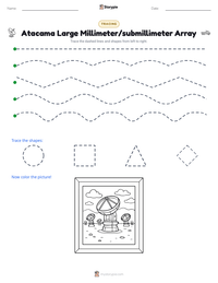 Atacama Large Millimeter/submillimeter Array printable worksheet preview