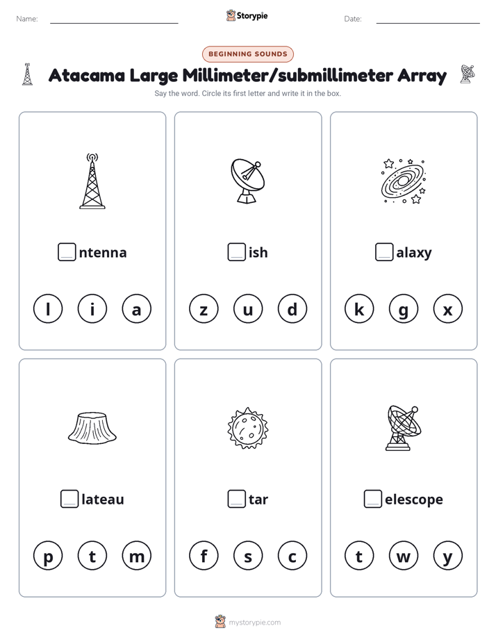Beginning Sounds