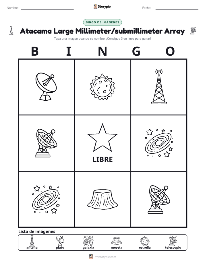 Bingo de Imágenes