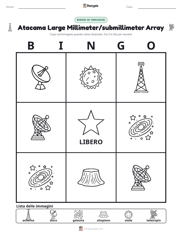Bingo delle Immagini