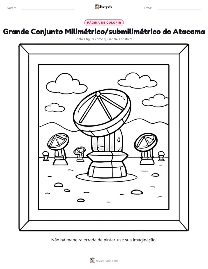 Página para colorir