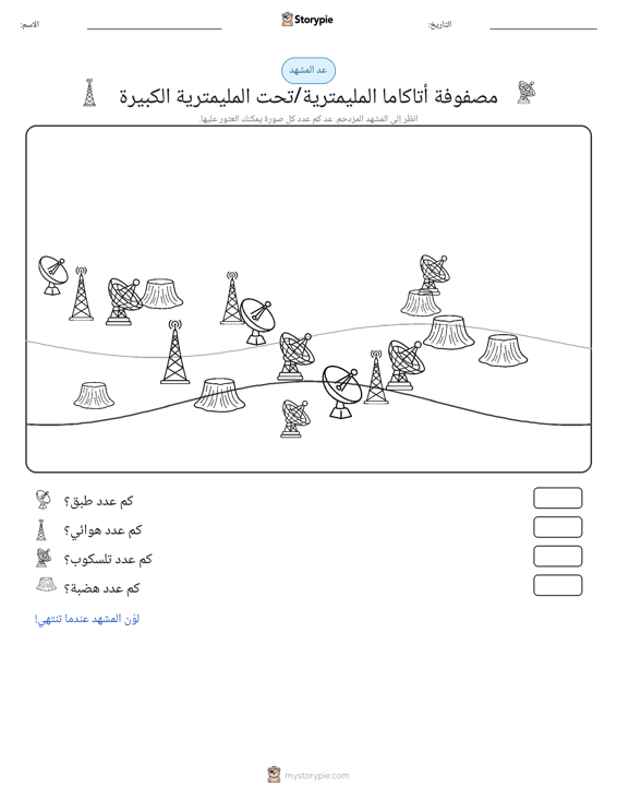 مشهد العد