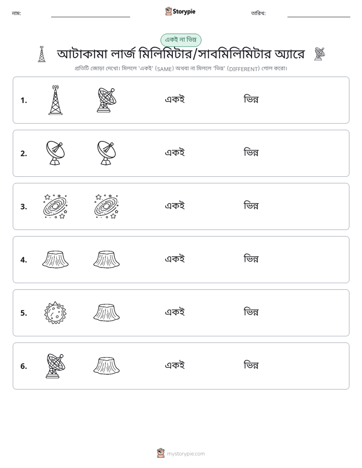একই বা ভিন্ন