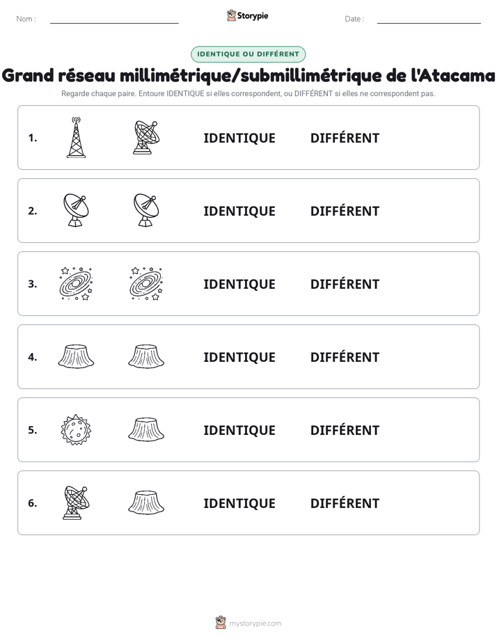 Identique ou Différent