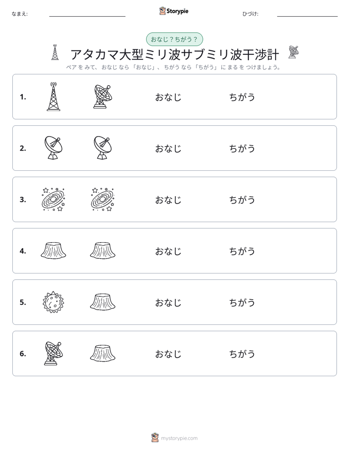 同じか違うか