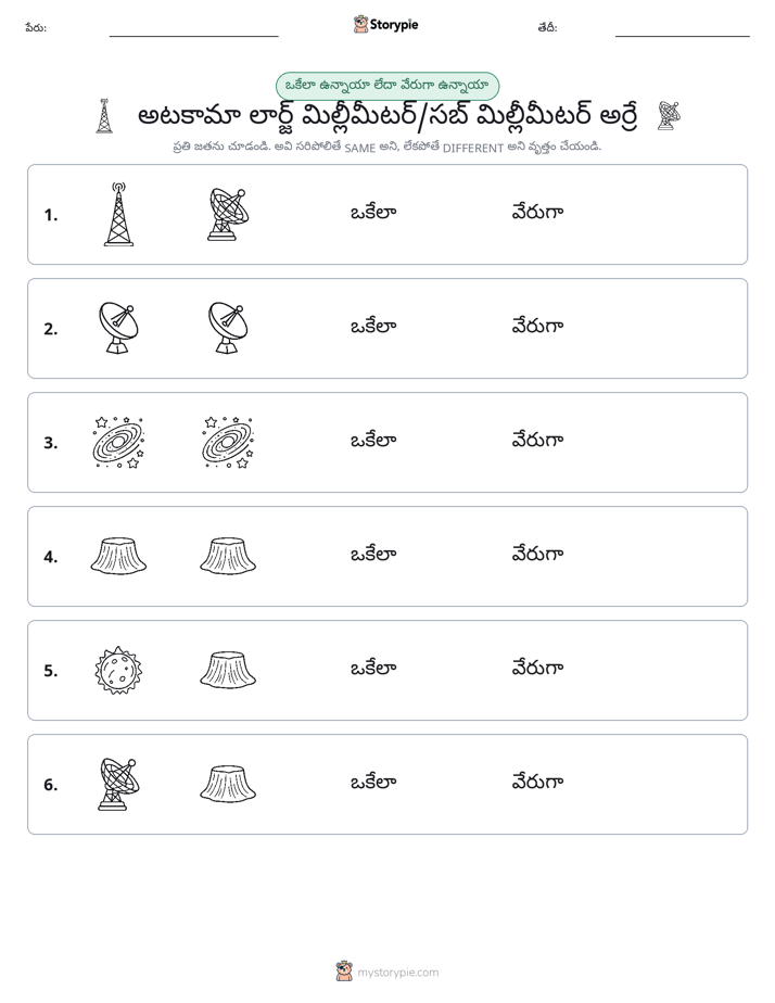 అదే లేదా వేరే
