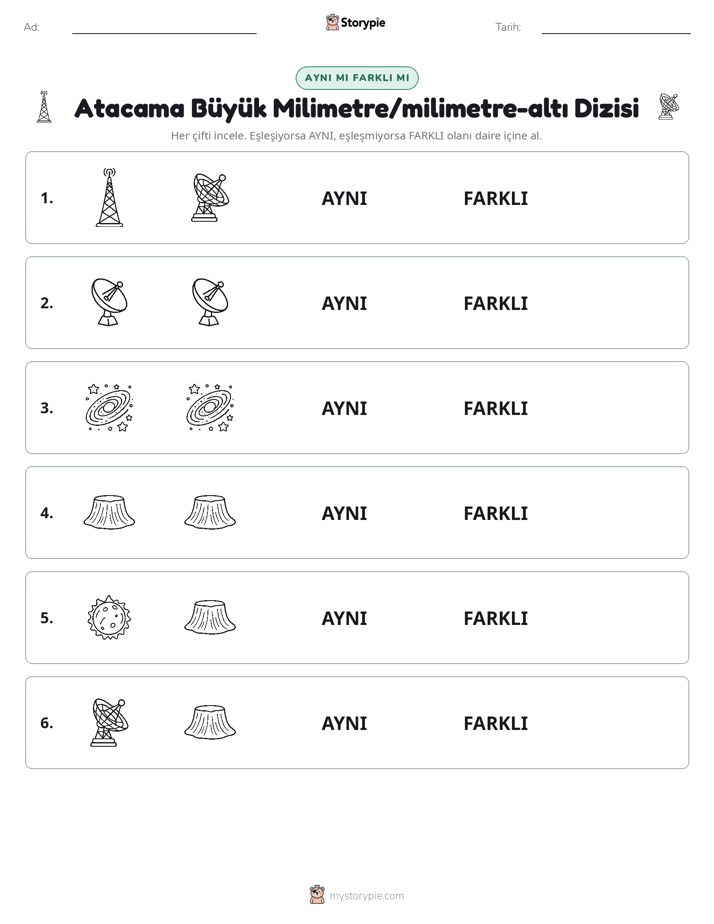 Aynı mı Farklı mı