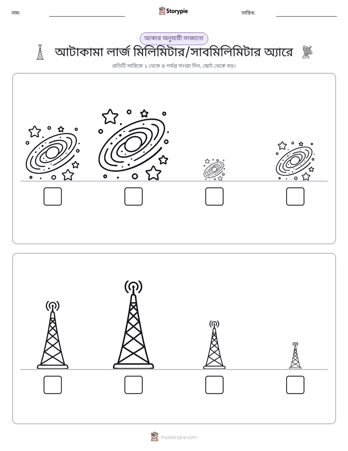আকারের ক্রম