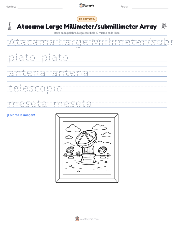 Práctica de Escritura