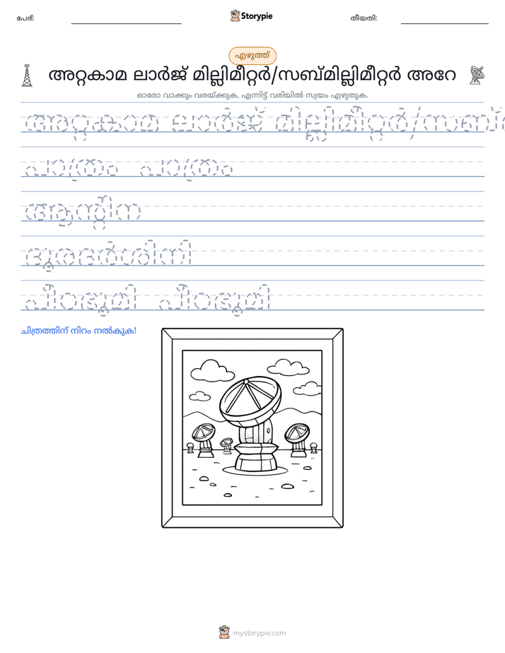 എഴുത്ത് പരിശീലനം