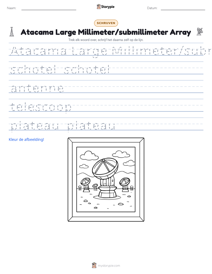 Schrijf Oefening
