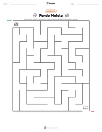Anteprima della scheda stampabile di Fondo Malala