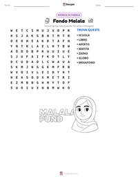 Anteprima della scheda stampabile di Fondo Malala