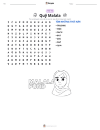 Xem trước tài liệu in sẵn Quỹ Malala