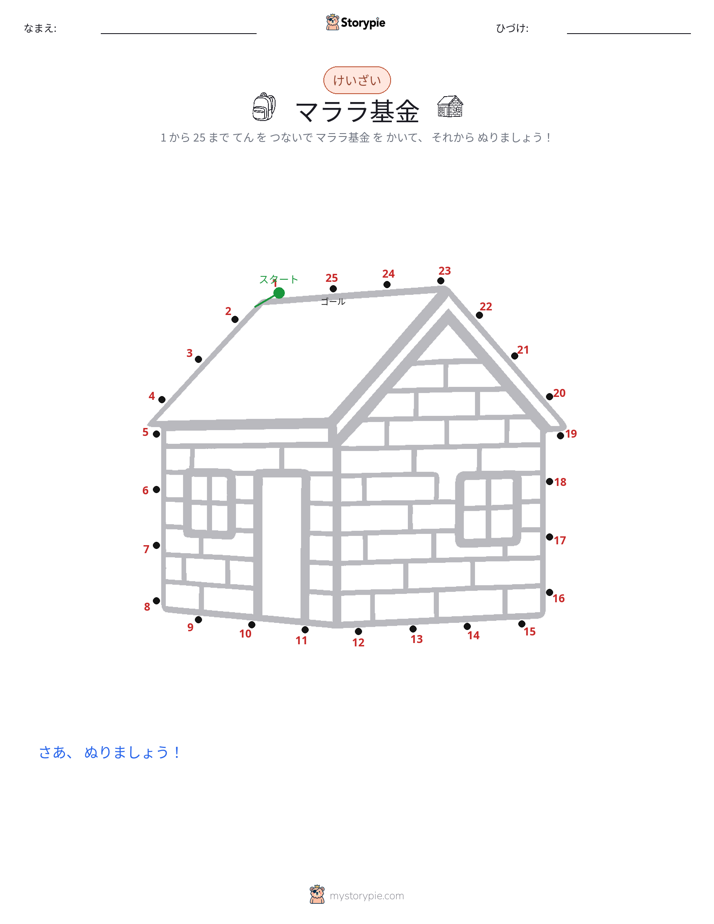 点つなぎ