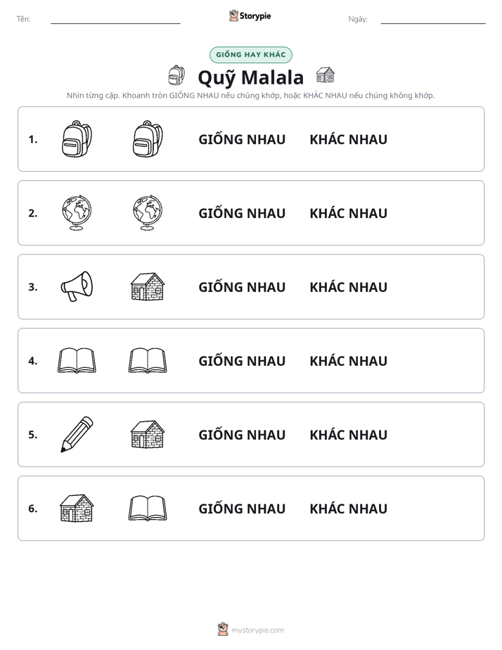 Giống Hay Khác
