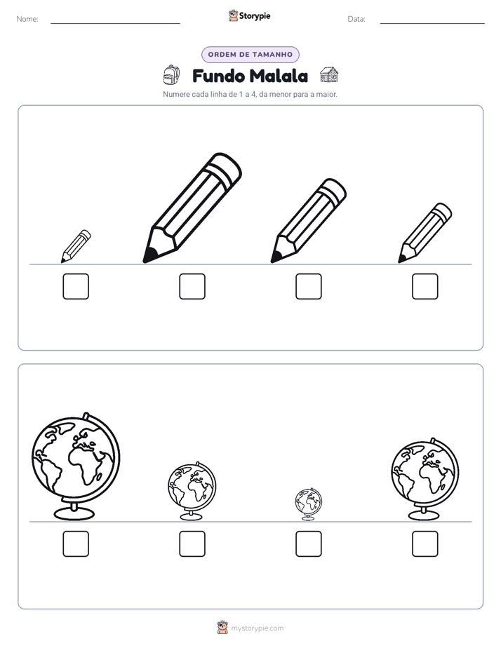 Ordem de Tamanho