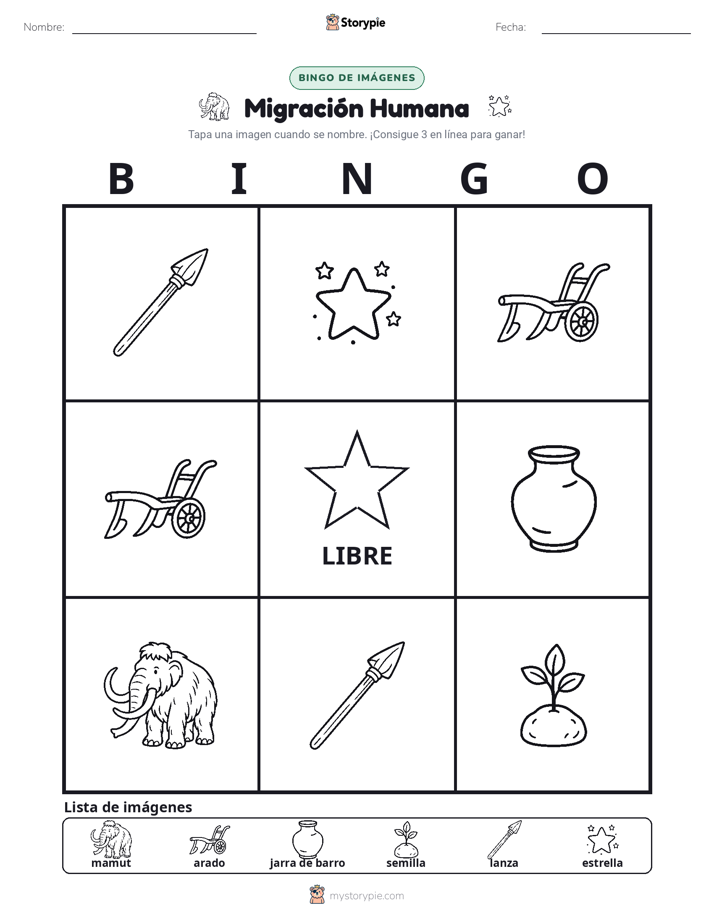 Bingo de Imágenes