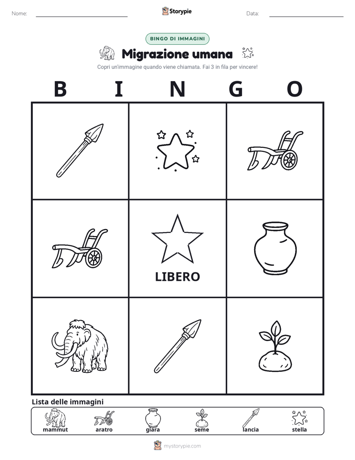 Bingo delle Immagini
