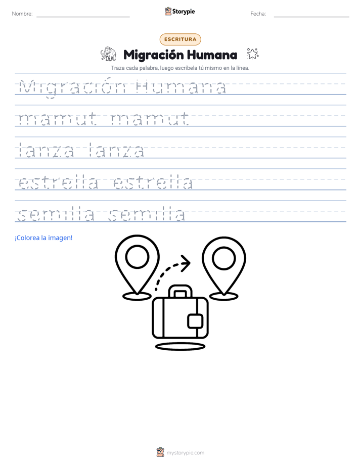 Práctica de Escritura