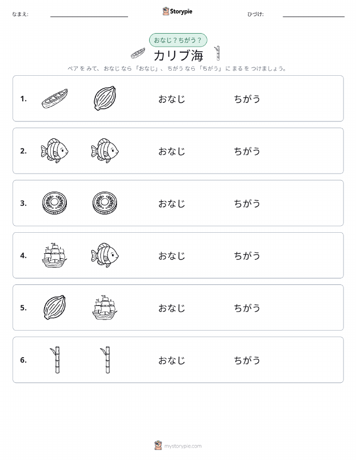 同じか違うか