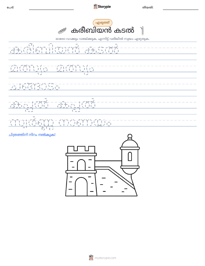 എഴുത്ത് പരിശീലനം
