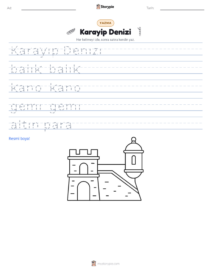 Yazma Pratiği