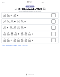 Civil Rights Act of 1964 printable worksheet preview