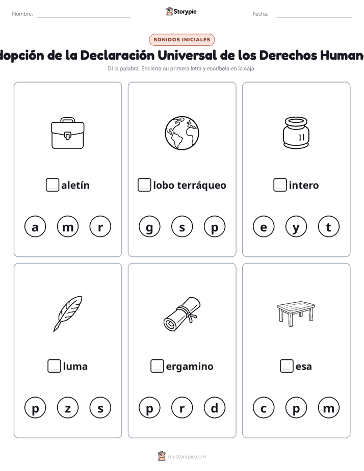 Sonidos Iniciales