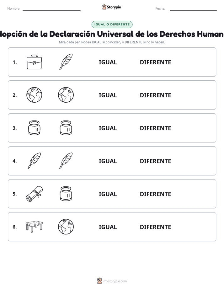 Igual o Diferente