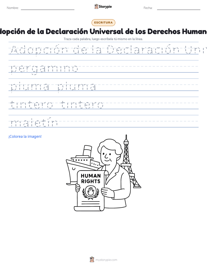 Práctica de Escritura