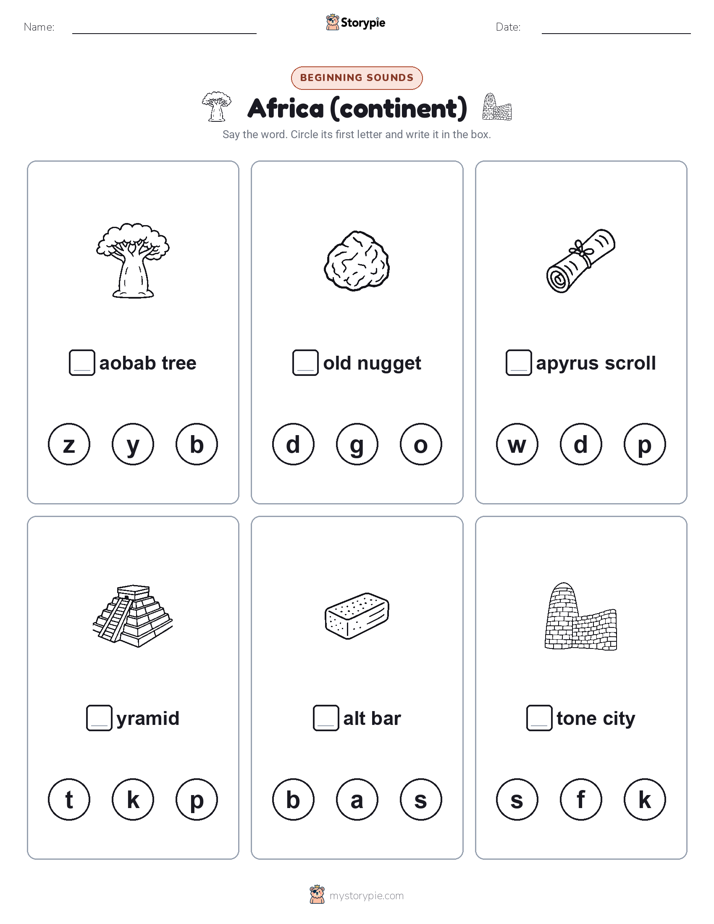 Beginning Sounds
