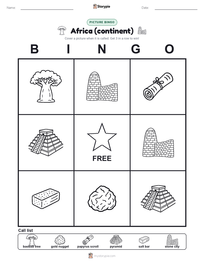 Picture Bingo