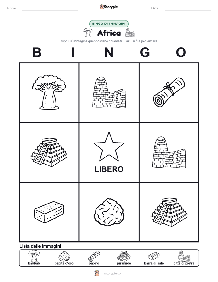 Bingo delle Immagini