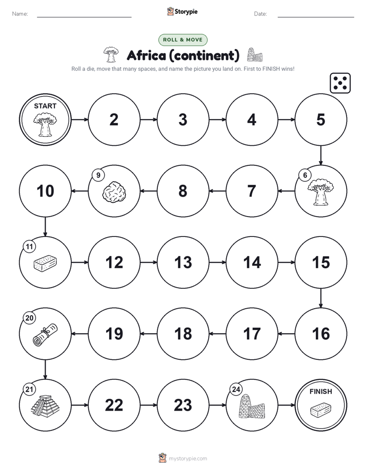Roll & Move Game